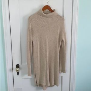 American Eagle Tan Sweater Dress